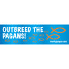OUTBREED THE PAGANS Bumper Sticker